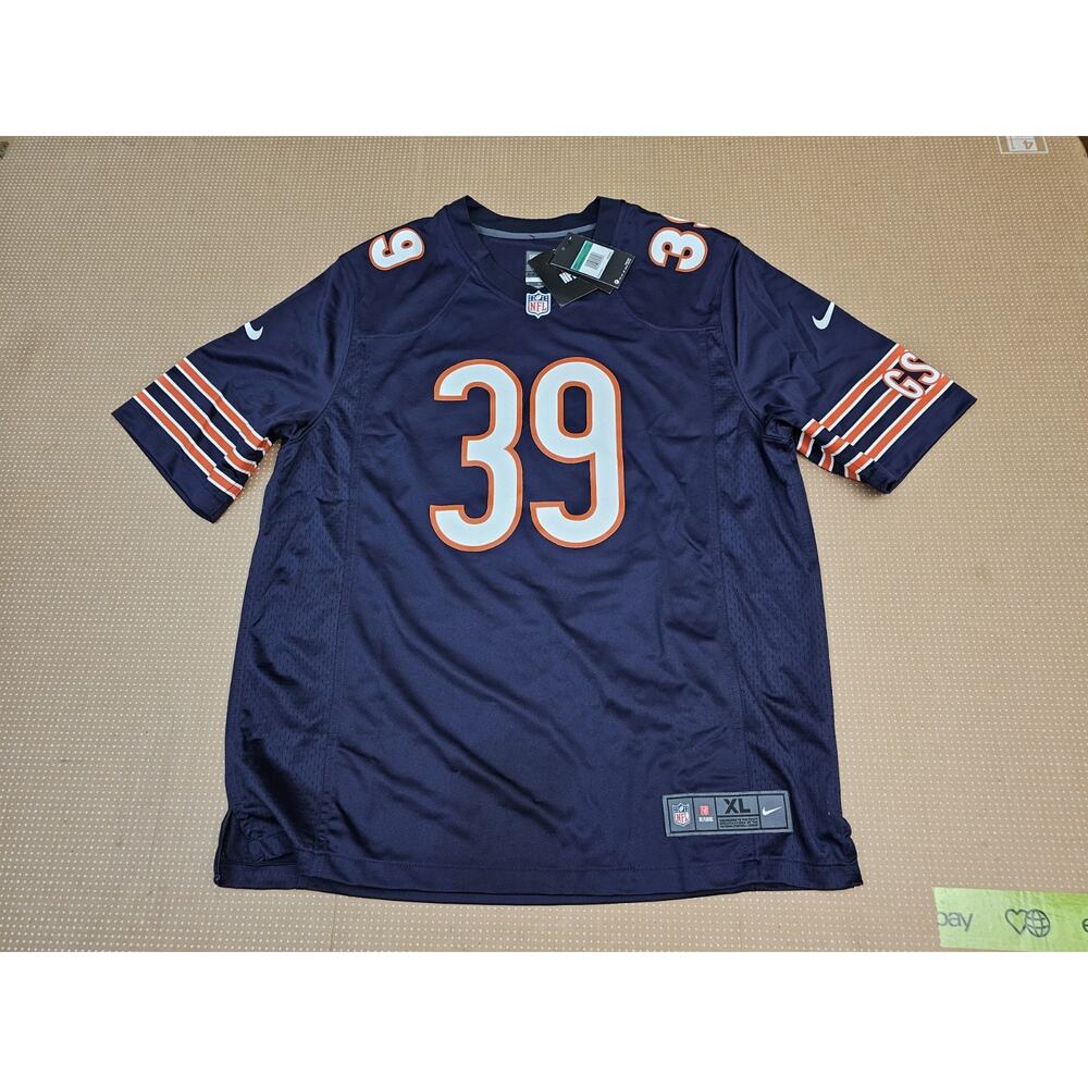 Nike On Field Chicago Bears #39 Eddie Jackson Football Jersey Mens Size XL